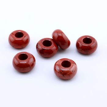 Perla prirodni kamen Crveni Jaspis -  8*12 mm...25KP28-09