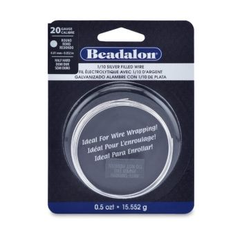 1/10 Silver Filled CDA220 Žica. Polutvrda žica okruglog promera 0,81 mm/ 20 gauge   ( BE180SF020)