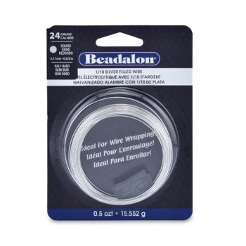 1/10 Silver Filled CDA220 Žica. Polutvrda žica okruglog promera 0,51 mm/ 24 gauge ( BE180SF024)