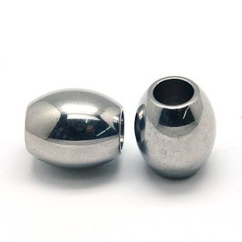304 Stainless Stee perle 15x13mm, otvor 6mm (celik raz4)