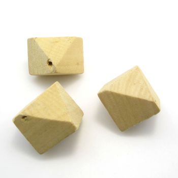 Drvene ukrasne perle. Dimenzije 30x19 mm,  rupa oko 2 mm. Natur drvo bez laka i boje.( DP015 )
