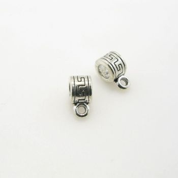 Držač priveska 10x5mm, rupa 3.5mm, boja antik srebra ( DP101AS )