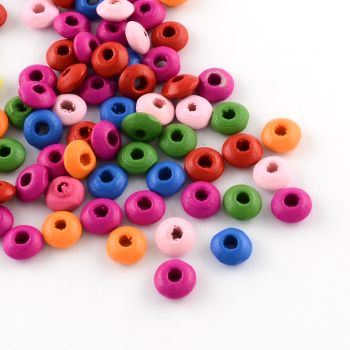 Drvene perle abacus 8x4mm (DPAB8x4mmMIX)