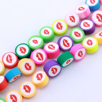 Perle od polimerne gline 10x5 mm...PN03