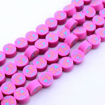 Perle od polimerne gline 10x5 mm...PN04