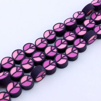Perle od polimerne gline 10x5 mm...PN06