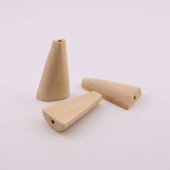 Drvene ukrasne perle   44x9mm, rupa oko 2mm. Natur drvo bez laka i boje ( 23DP09B)