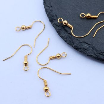 Udice za Minđuše 18x18 mm, 18k Pozlata...P-332128