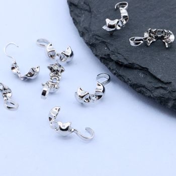 Završeci za sajlicu zvezda 9x5 mm, Rodijum...P-B072-31P