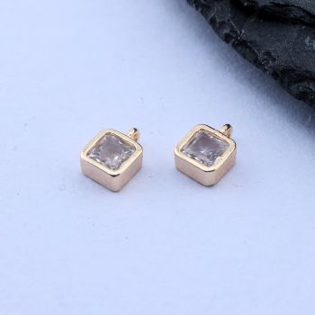 Privezak+CZ Cirkon 5x4 mm, 18k Pozlata...P-T038-555G-NF
