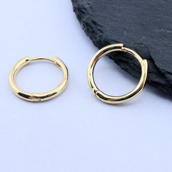 Osnova za Minđuše Huggie Hoop 17x16x2 mm,18k Pozlata...P-K08329G