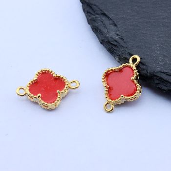Konektor Cvet 17x12 mm,18k Pozlata...P-332100