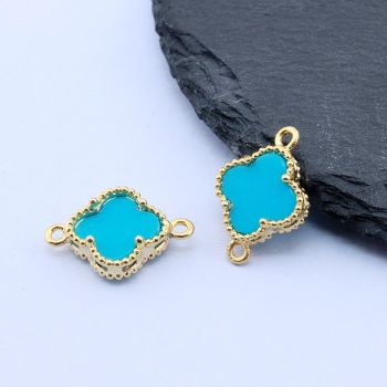 Konektor Cvet 17x12 mm,18k Pozlata...P-332101