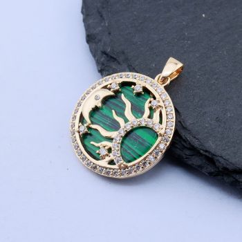 Privezak 22x20 mm, 18k Pozlata...P-N232-454