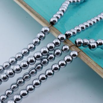 Metalik staklene perle 8 mm...25SP39-2