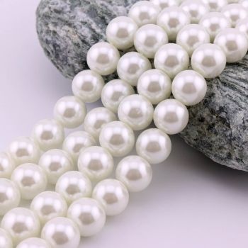 Prirodni 7A sedef biseri  6 mm, rupa oko 0,8mm ( Majorka biseri )  ( JDYZZ18-4 )