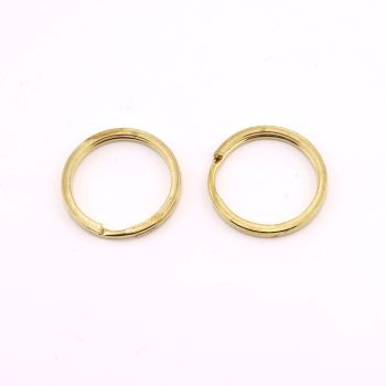 Dupla alka za priveske za ključeve  25x2 mm-boja zlata   ( 3950885920 )