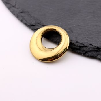 Hematit privezak 27x5mm, otvor 15mm, rupa 1 mm  ( 23HEM47BZ )