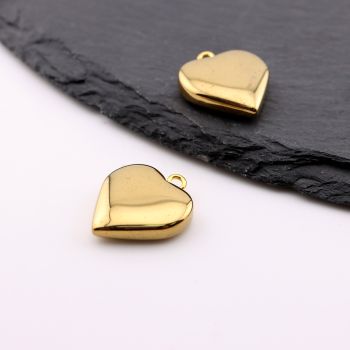 Hematit privezak 23x20x5 mm, alka 2 mm  ( 23HEM47CZ )