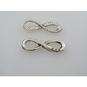 Konektor  infinity BFF 23x8mm, boja antik srebra  ( KON111 )