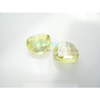 Staklena brušena perla 18x6mm KR10-3