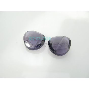 Staklena brušena perla 18x6mm KR10-4