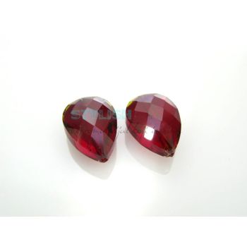 Staklena brušena perla 18x12mm KR16-3