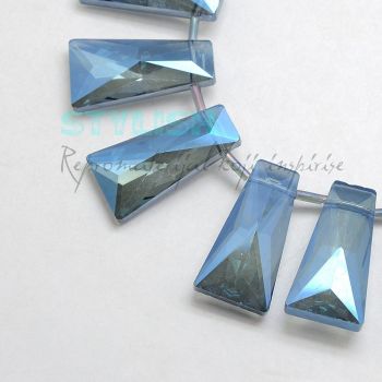 Brušene kristalne perle 30x16x9mm KR17-2