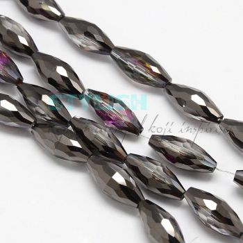 Brušene kristalne perle 20x8mm KR19-1