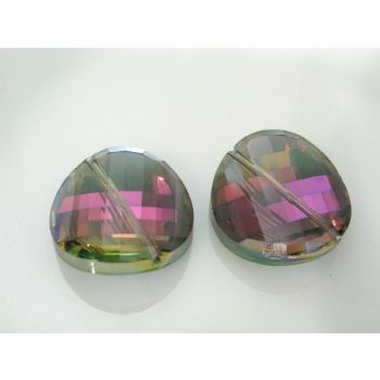 Staklena brušena perla 28x10mm KR2-2