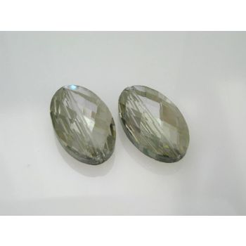 Staklena brušena perla 33x20x10mm KR4-5