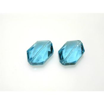 Staklena brušena perla 25x17x11mm KR6-1