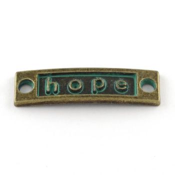Metalni link 38x8mm- boja antik bronze (link07)