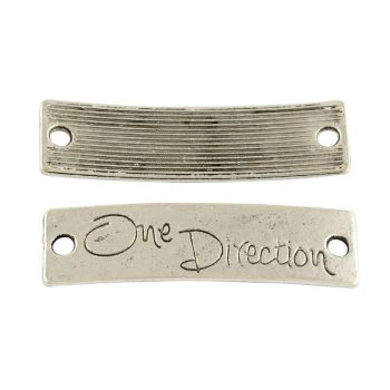 Metalni link 39x11mm- boja antik srebra (link 5)