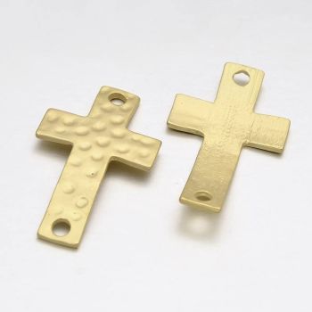 Metalni link krst 37x22mm- boja antik bronza (linkKM)
