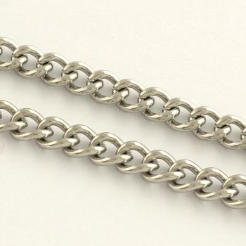 Komponente od nerdjajućeg čelika - lanac 6x4x1mm... SSL-R008-08-10m