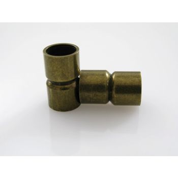 Magnetna mesing kopča  12x 20mm, rupa 10mm, boja antik bronza    ( MAGKOP100AM )