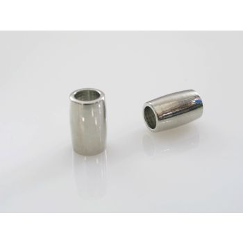 Magnetna kopča  8 x 18 mm, rupa 6 mm, boja inoxa    ( MAGKOP104N )