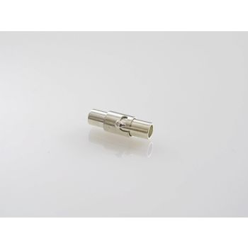 Magnetna kopča  4 x 15 mm, rupa 3 mm, boja srebra    ( MAGKOP105S )