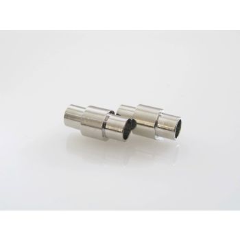 Magnetna kopča  16x6 mm, rupa 5 mm,   boja inoxa    ( MAGKOP119N5 )