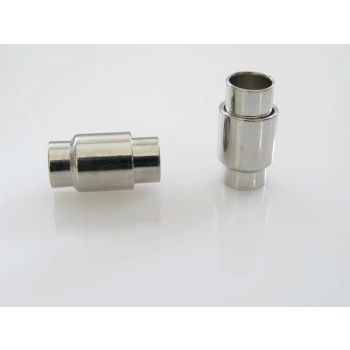 Magnetna kopča  16x8 mm, rupa 7 mm,   boja inoxa    ( MAGKOP119N7 )
