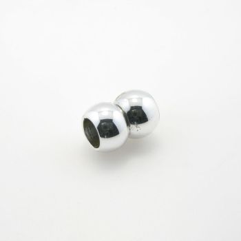 Magnetna kopča 10 x 14 mm, rupa 6mm, boja inoxa    ( MAGKOP121N )