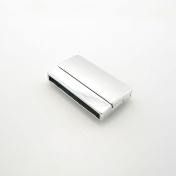 Magnetna kopča 32 x 19 mm, rupa 30 x 4 mm, boja inoxa    ( MAGKOP125N )