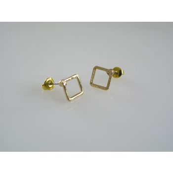 Ukrasna osnova za Minđuše  9x9x1,5 mm- boja zlata ( MK-MIN104Z )