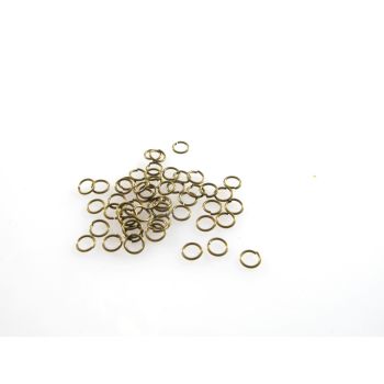 Metalne alke boje antik bronza. Dimenzije 0,5x4mm….MKOK-A0,5x4-AB