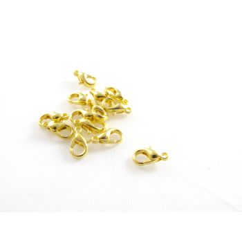 Metalna lobster kopča  9x5mm, boja zlata (MKOK-KL500-Z)