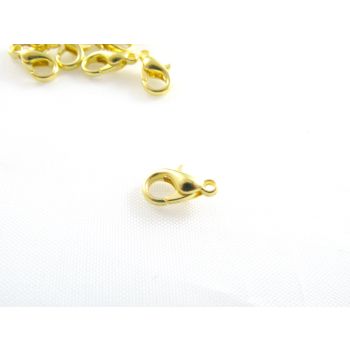 Metalna lobster kopča 13x6mm,boja zlata (MKOK-KL501-Z)