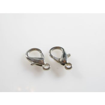 Metalna lobster kopča 20x11mm, boja inoxa (MKOK-KL505-N)