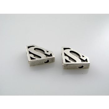 Perla antik srebro - SUPERMEN B    ( MKOK-P106AS )