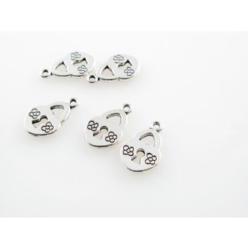 Metalni privezak 16x10mm